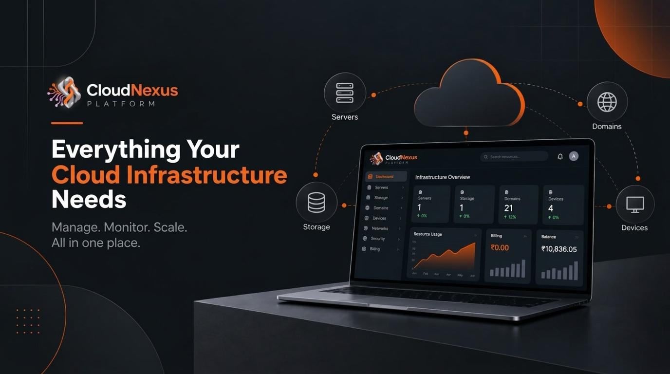 CloudNexus Platform - Scalable Infrastructure Dashboard Showcase