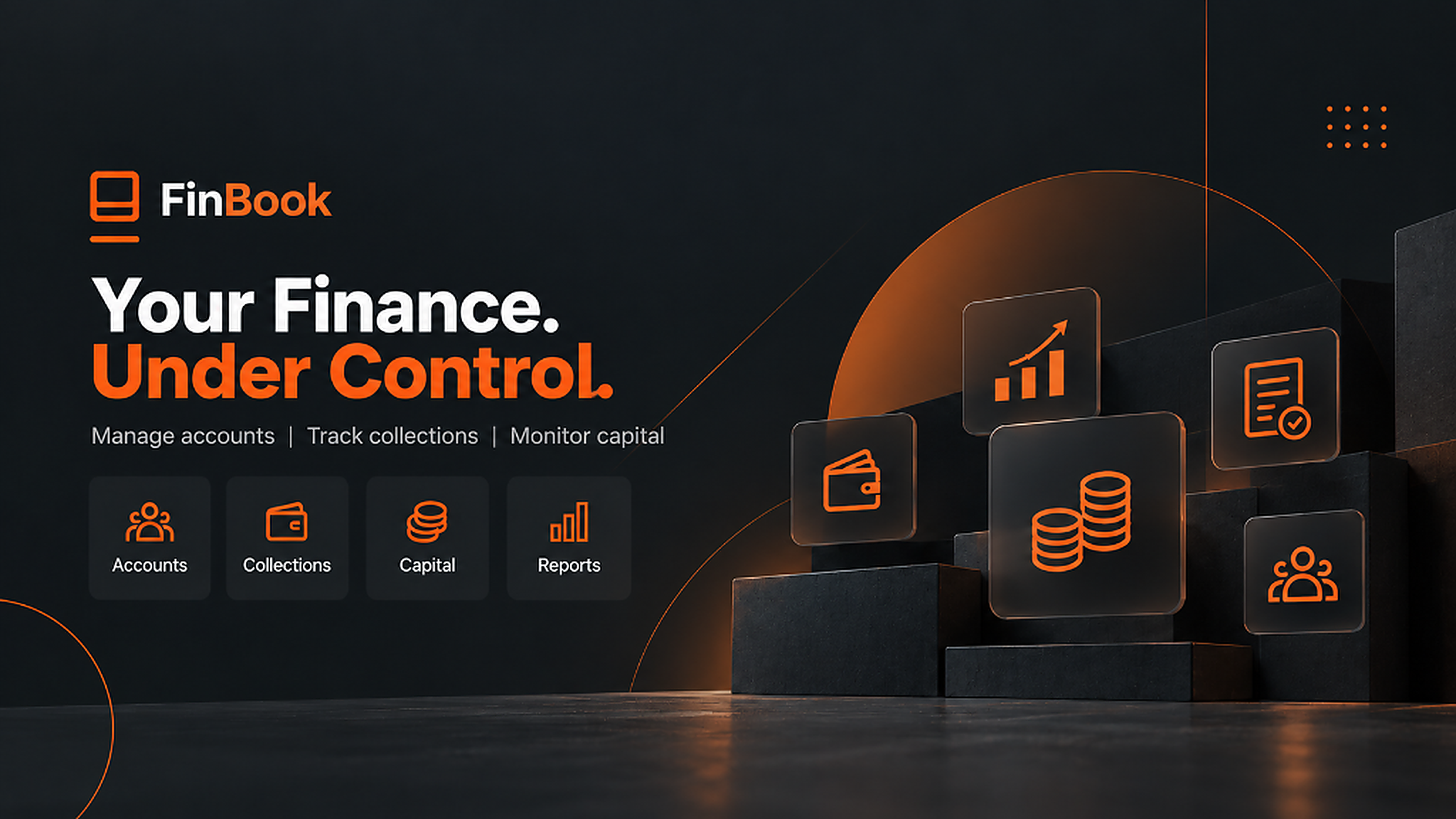 FinBook - Group Finance Management Platform UI Showcase